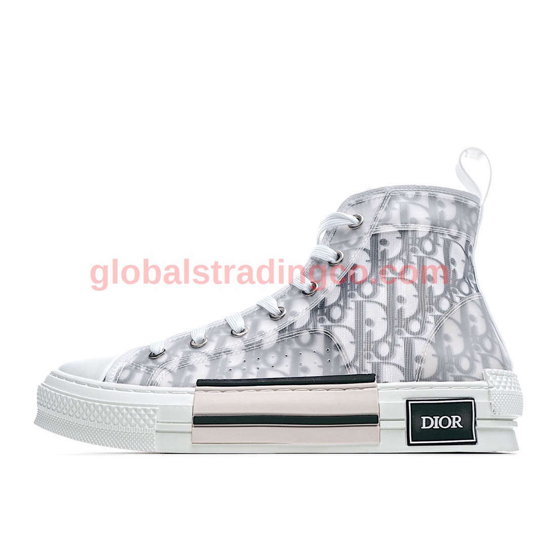 Dior B23 Oblique Slip-on Low Top Sneakers Sheer Print Sneakers